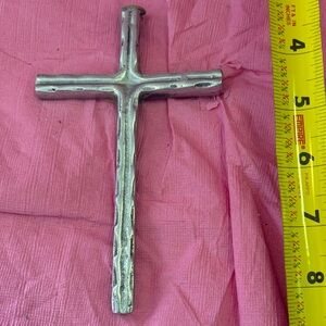 Silver Cross Wall Hanging